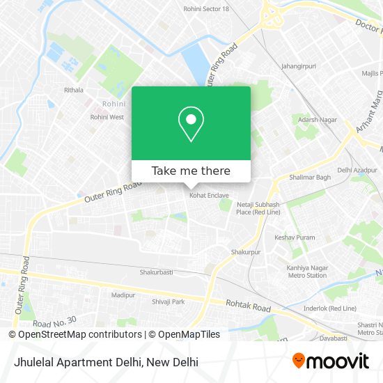 Jhulelal Apartment Delhi map