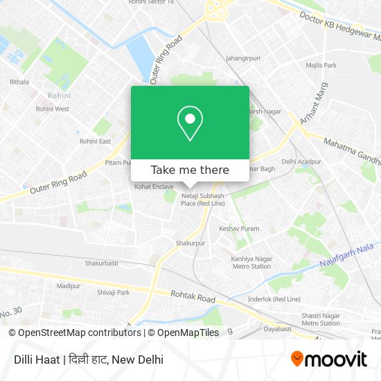 Dilli Haat | दिल्ली हाट map