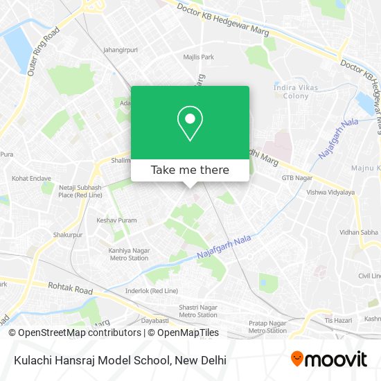 Kulachi Hansraj Model School map