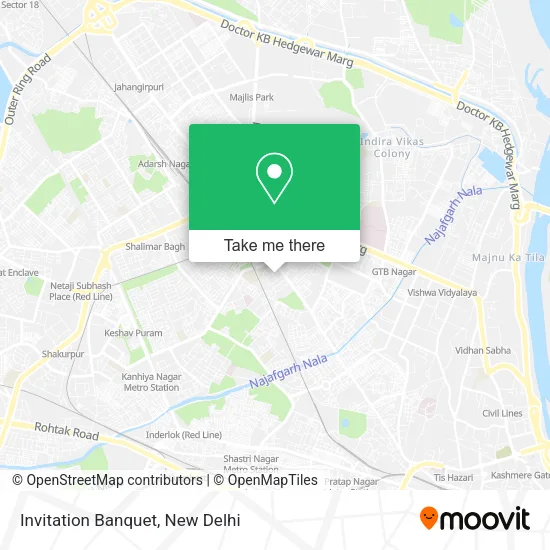 Invitation Banquet map