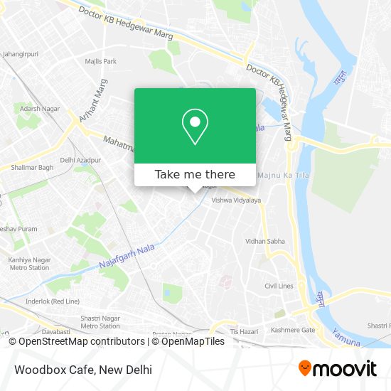 Woodbox Cafe map