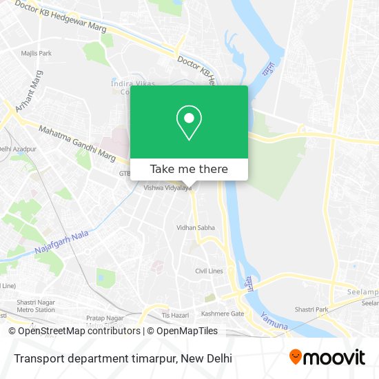 Transport department timarpur map