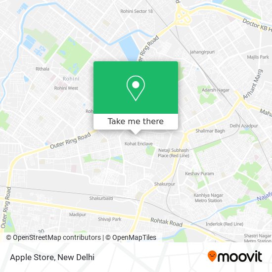 Apple Store map