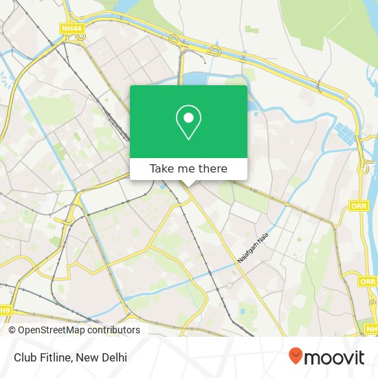 Club Fitline map