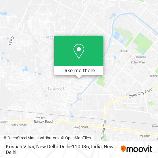 Krishan Vihar, New Delhi, Delhi-110086, India map