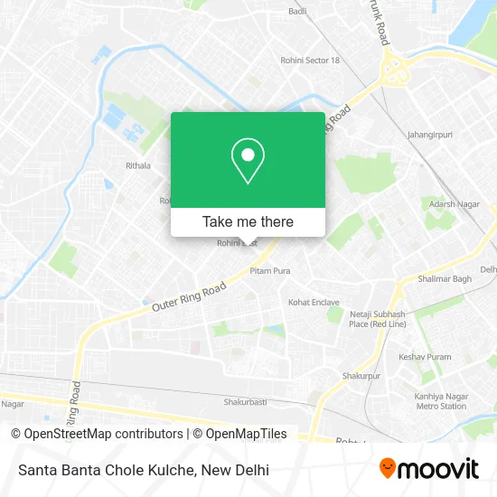 Santa Banta Chole Kulche map