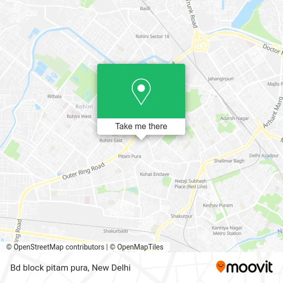 Bd block pitam pura map