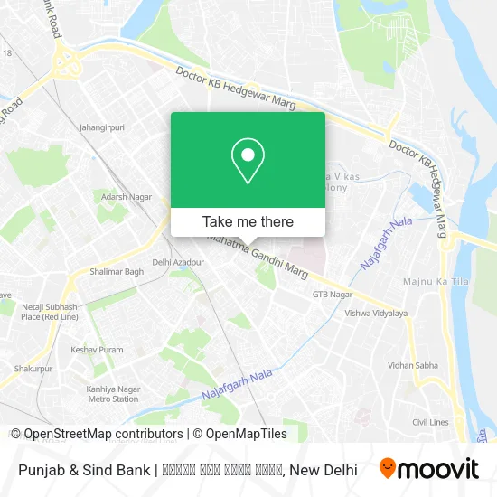 Punjab & Sind Bank | पंजाब एंड सिंध बैंक map
