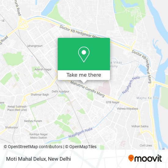 Moti Mahal Delux map