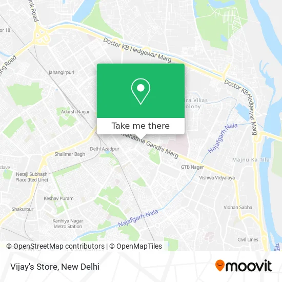 Vijay's Store map