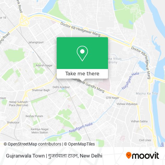 Gujranwala Town | गुजरांवाला टाउन map
