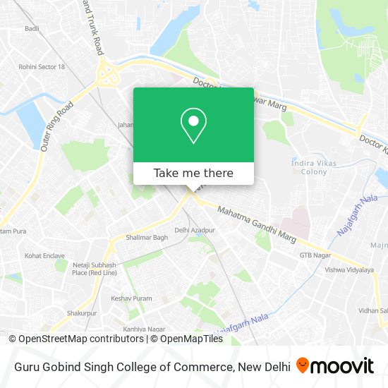 Guru Gobind Singh College of Commerce map