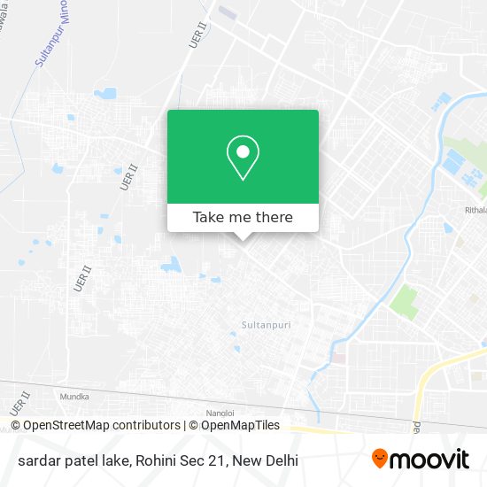 sardar patel lake, Rohini Sec 21 map