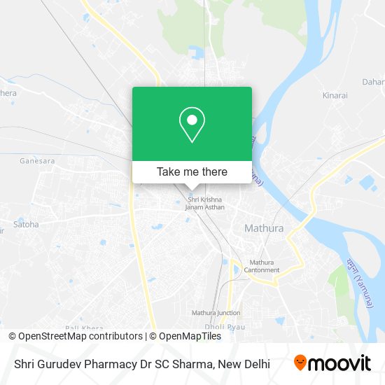 Shri Gurudev Pharmacy Dr SC Sharma map