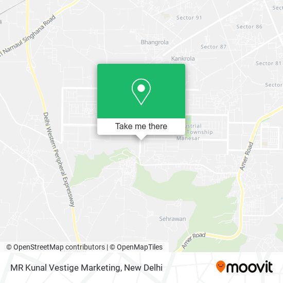 MR Kunal Vestige Marketing map