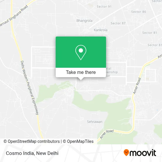 Cosmo India map