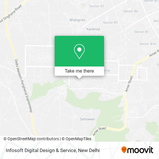 Infosoft Digital Design & Service map