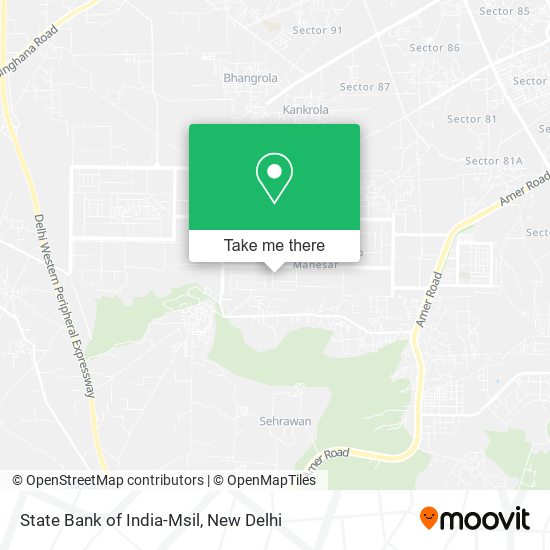 State Bank of India-Msil map