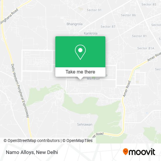 Namo Alloys map