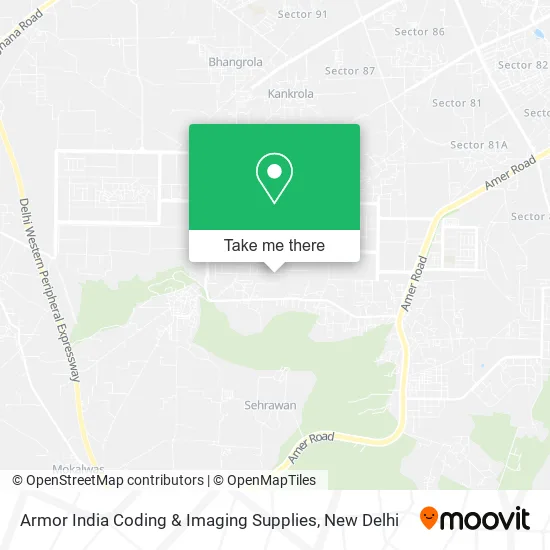 Armor India Coding & Imaging Supplies map