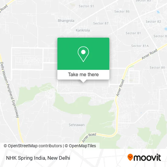 NHK Spring India map