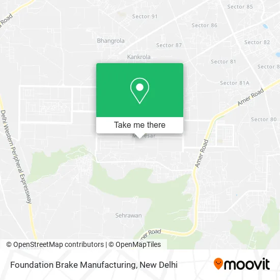 Foundation Brake Manufacturing map