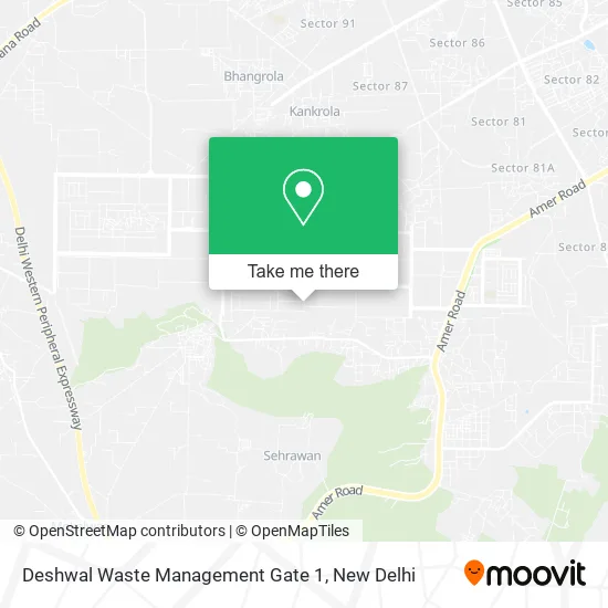Deshwal Waste Management Gate 1 map