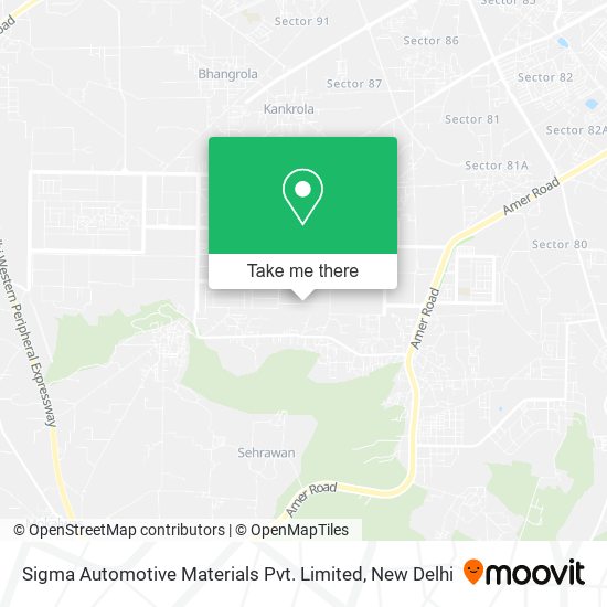 Sigma Automotive Materials Pvt. Limited map