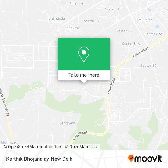 Karthik Bhojanalay map