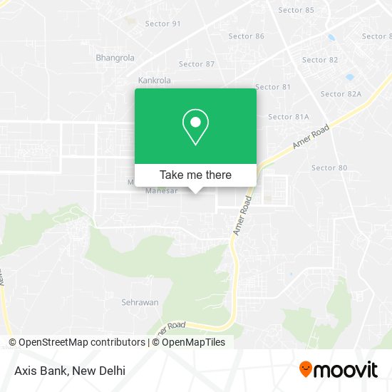 Axis Bank map