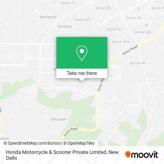 Honda Motorcycle & Scooter Private Limited map