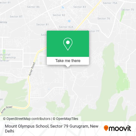 Mount Olympus School, Sector 79 Gurugram map
