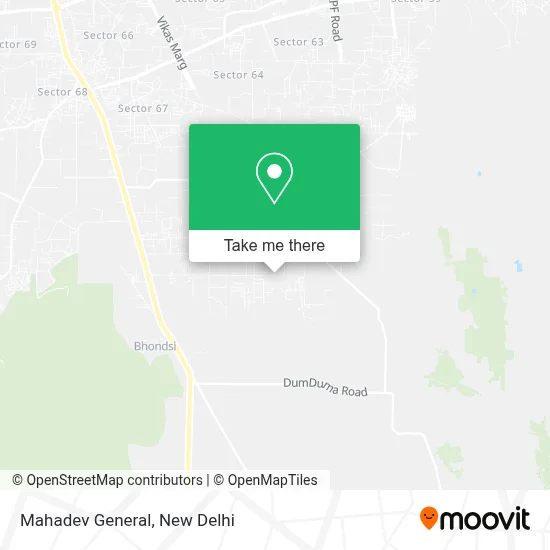 Mahadev General map
