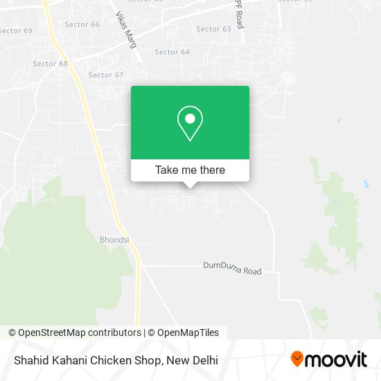 Shahid Kahani Chicken Shop map