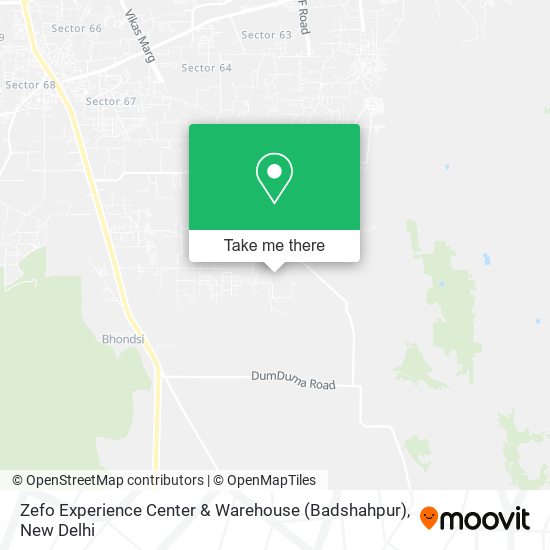 Zefo Experience Center & Warehouse (Badshahpur) map
