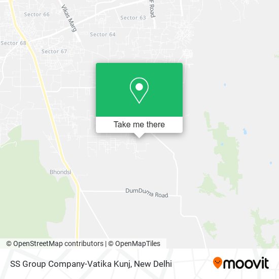 SS Group Company-Vatika Kunj map