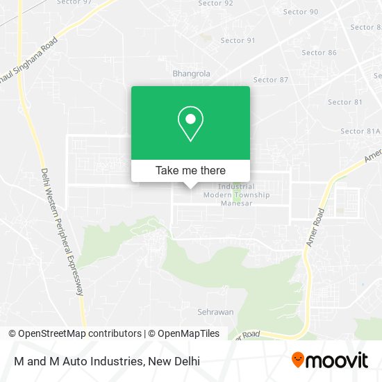 M and M Auto Industries map