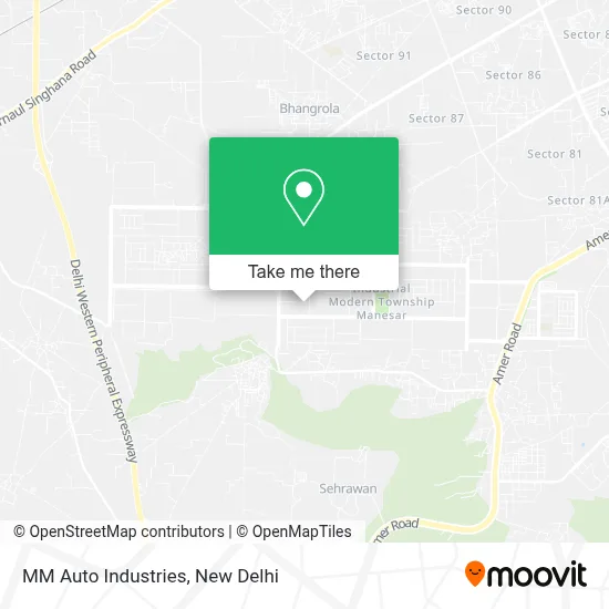 MM Auto Industries map