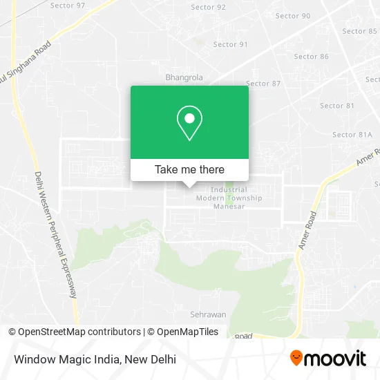 Window Magic India map