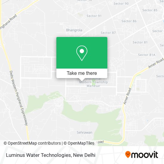 Luminus Water Technologies map