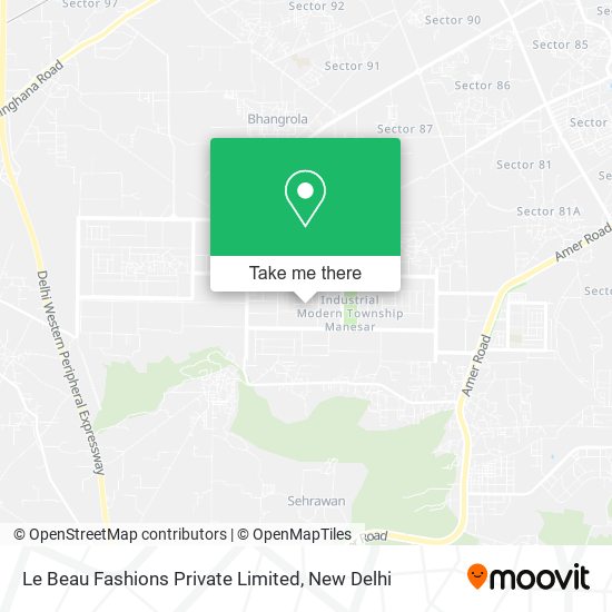 Le Beau Fashions Private Limited map