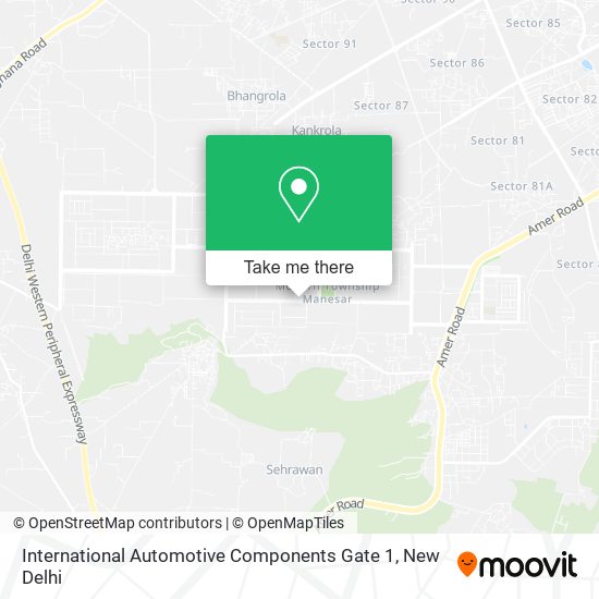International Automotive Components Gate 1 map
