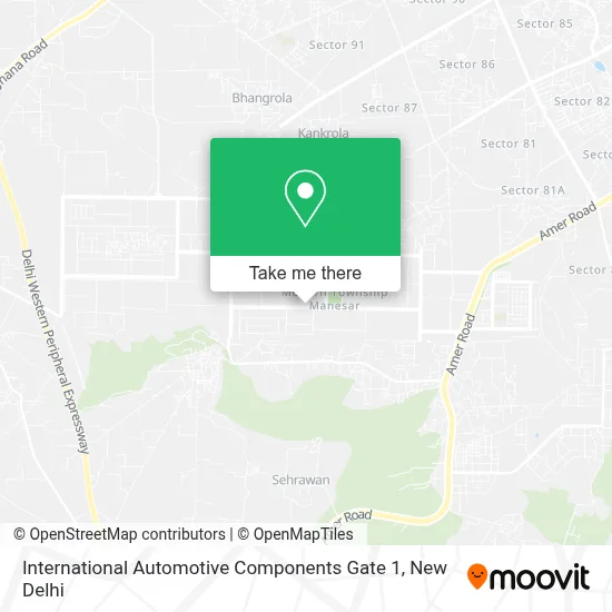 International Automotive Components Gate 1 map