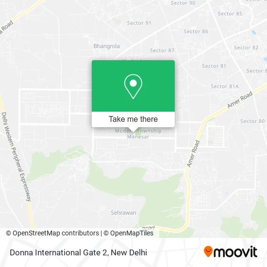 Donna International Gate 2 map