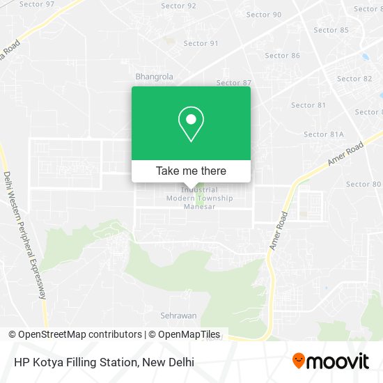 HP Kotya Filling Station map