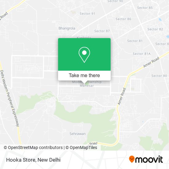 Hooka Store map