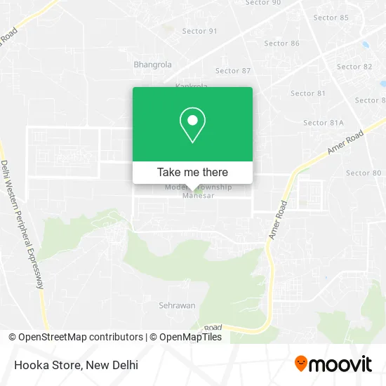 Hooka Store map