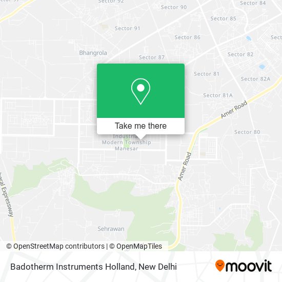 Badotherm Instruments Holland map