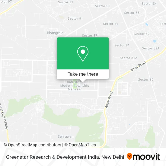 Greenstar Research & Development India map