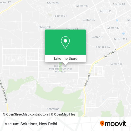 Vacuum Solutions map